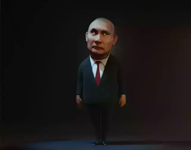 Putin vladimir in suit and tie