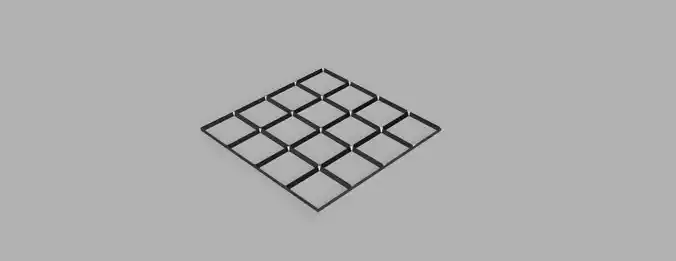 Systeme de rangement optimise pour les tiroirs sur grille 3D print model