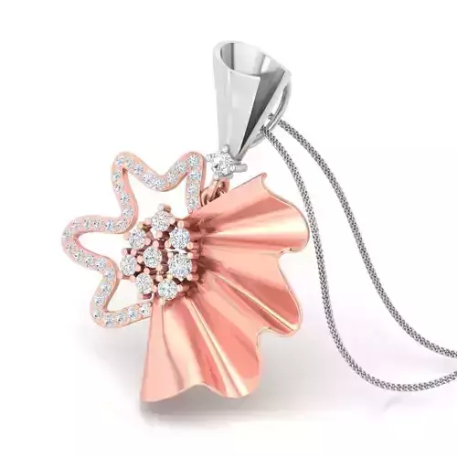 Solitaire Pendant 3DM STL OBJ FBX Renders Details