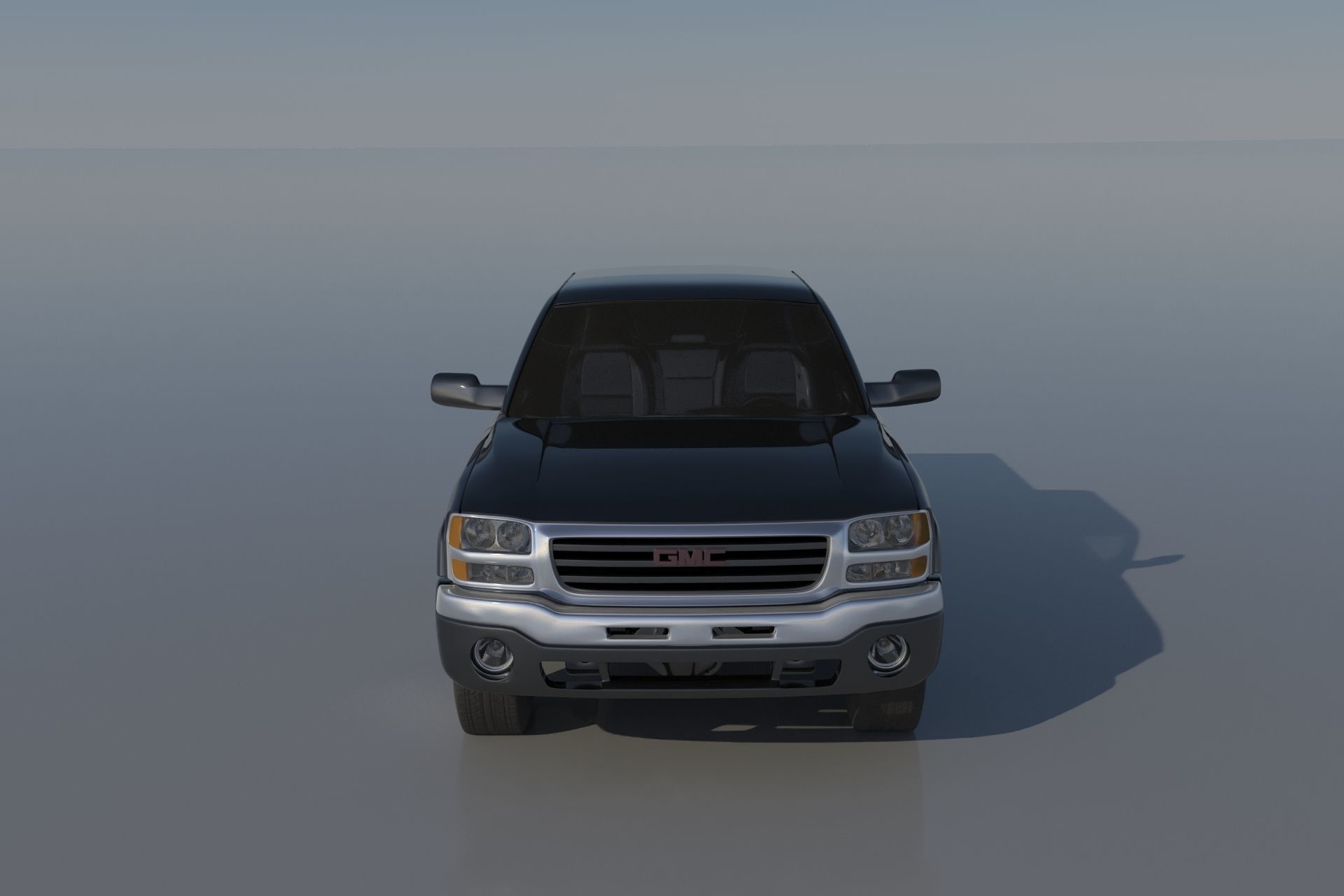 GMC Sierra 2003 Extended Cab 3D print model_8