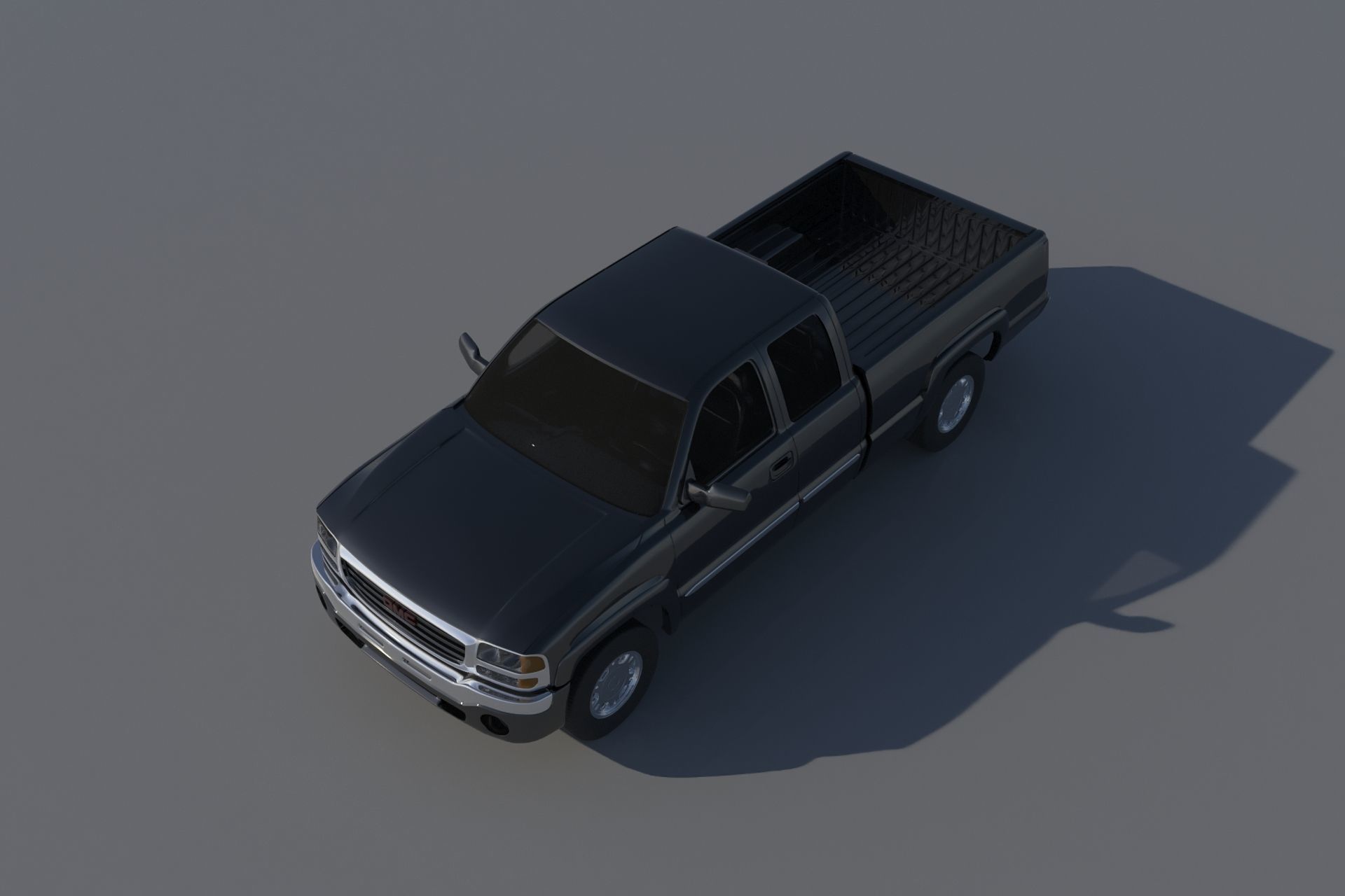 GMC Sierra 2003 Extended Cab 3D print model_7