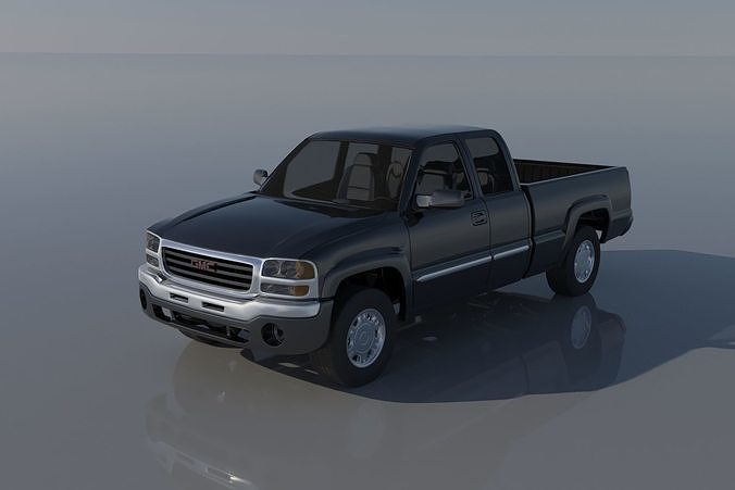 GMC Sierra 2003 Extended Cab  3D print model