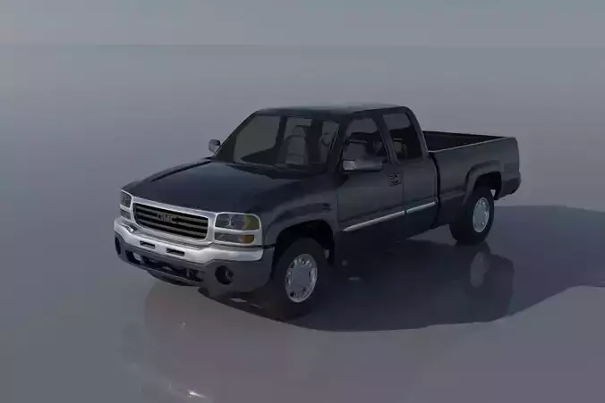 GMC Sierra 2003 Extended Cab  3D print model