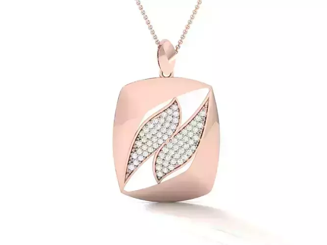 Solitaire Pendant 3DM STL OBJ FBX Renders Details