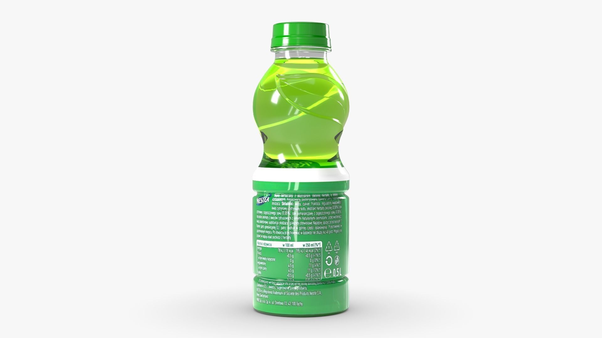 Nestea Citrus Low-poly 3D model_3