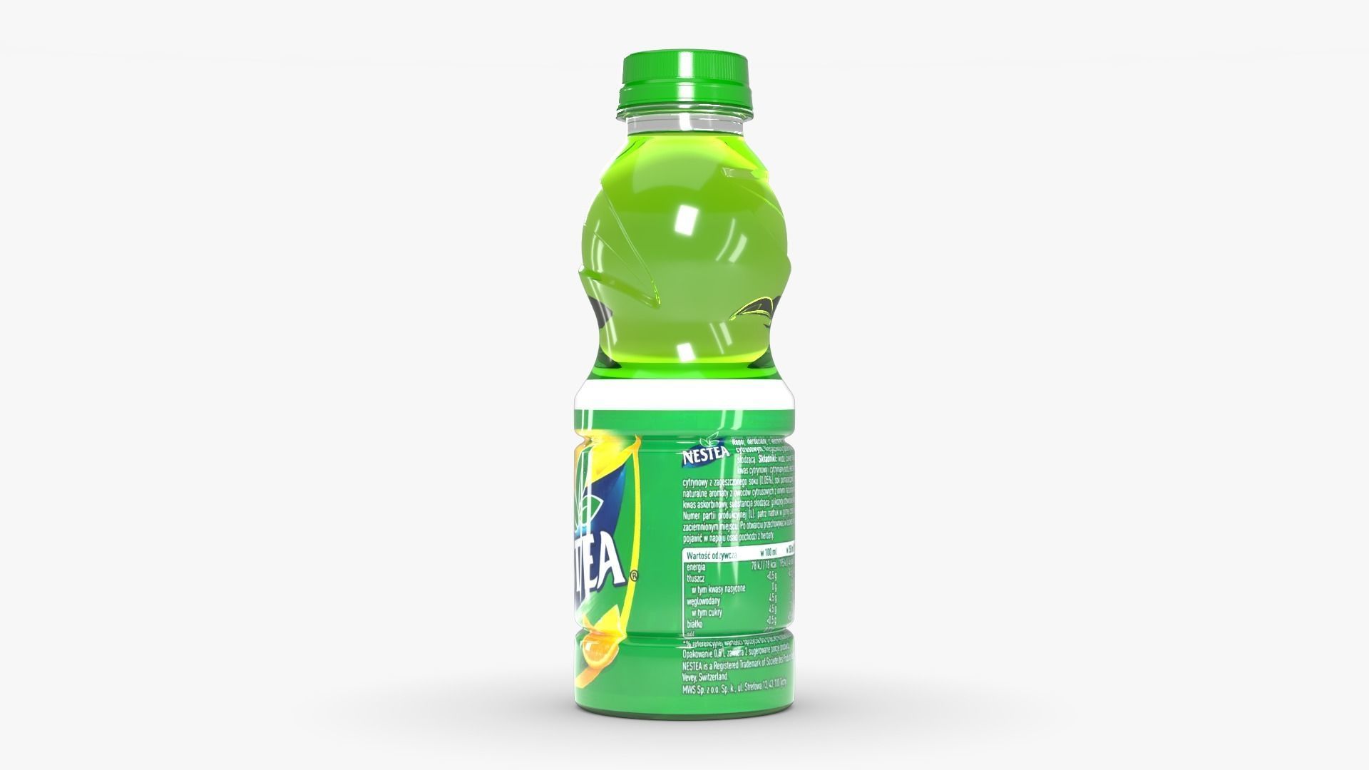 Nestea Citrus Low-poly 3D model_2