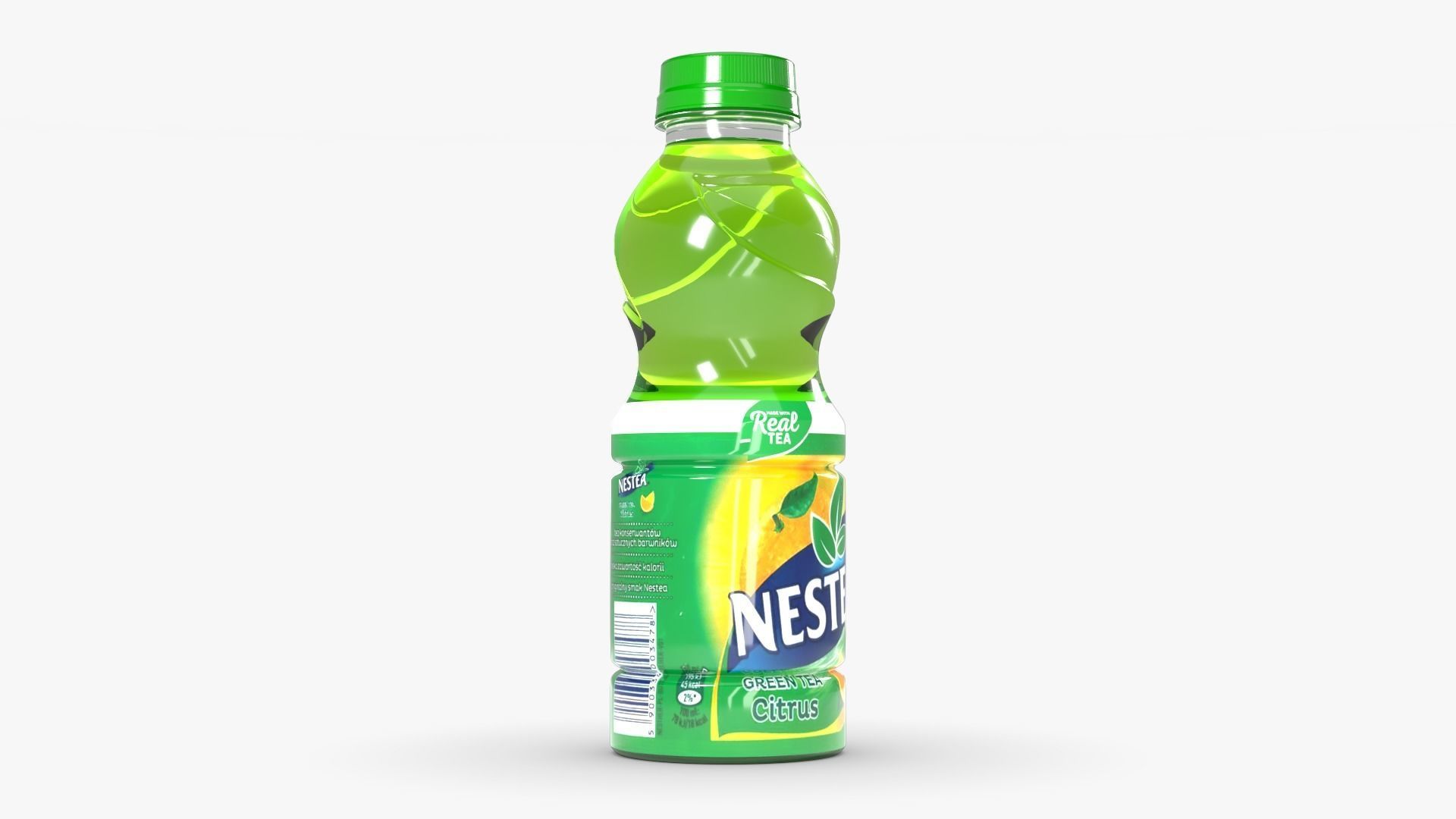Nestea Citrus Low-poly 3D model_5