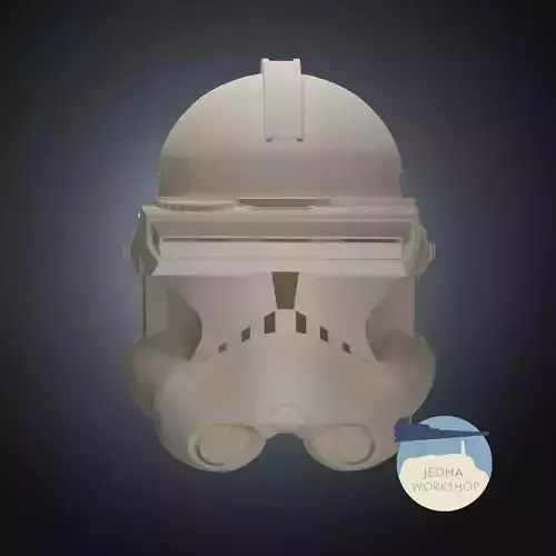 Star Wars Clone Trooper Phase  Realistic With Macro binoculars 3D print model