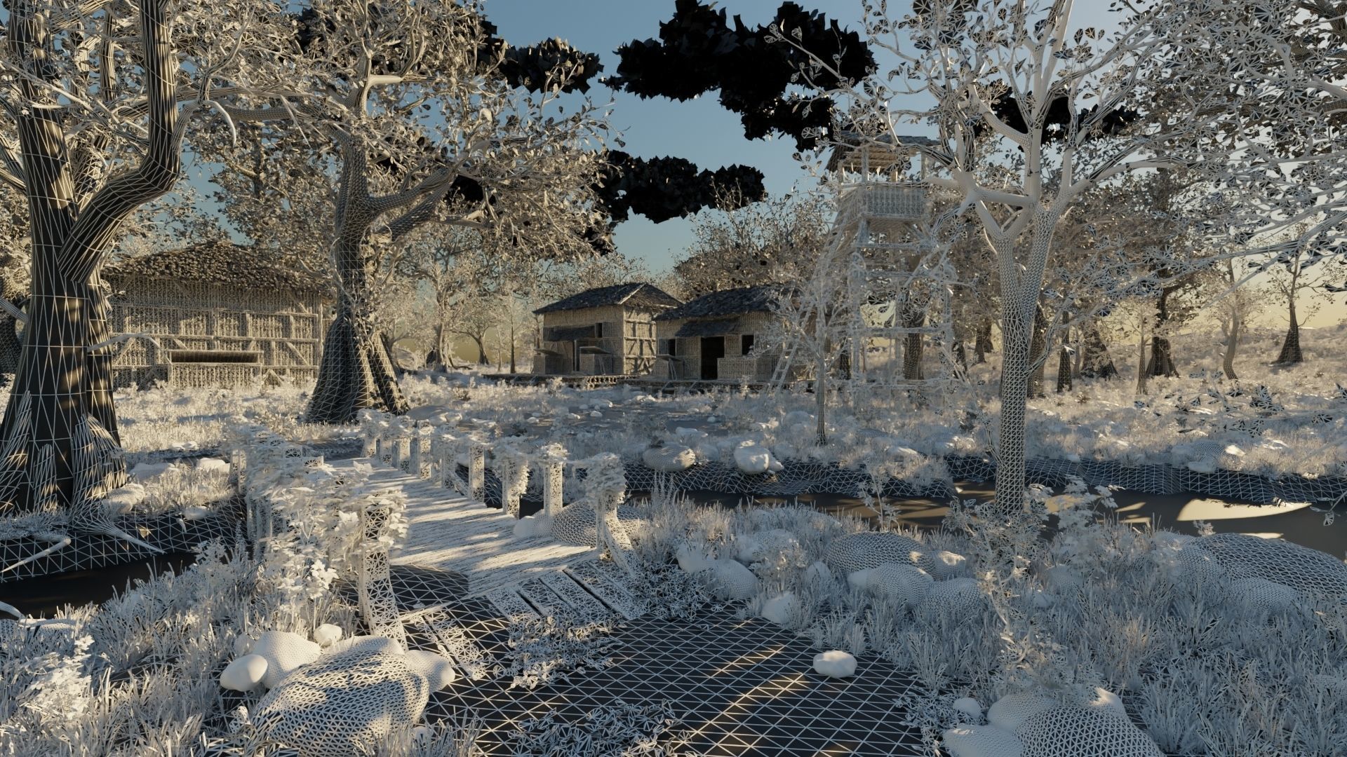 Medieval Scene 3D model_13