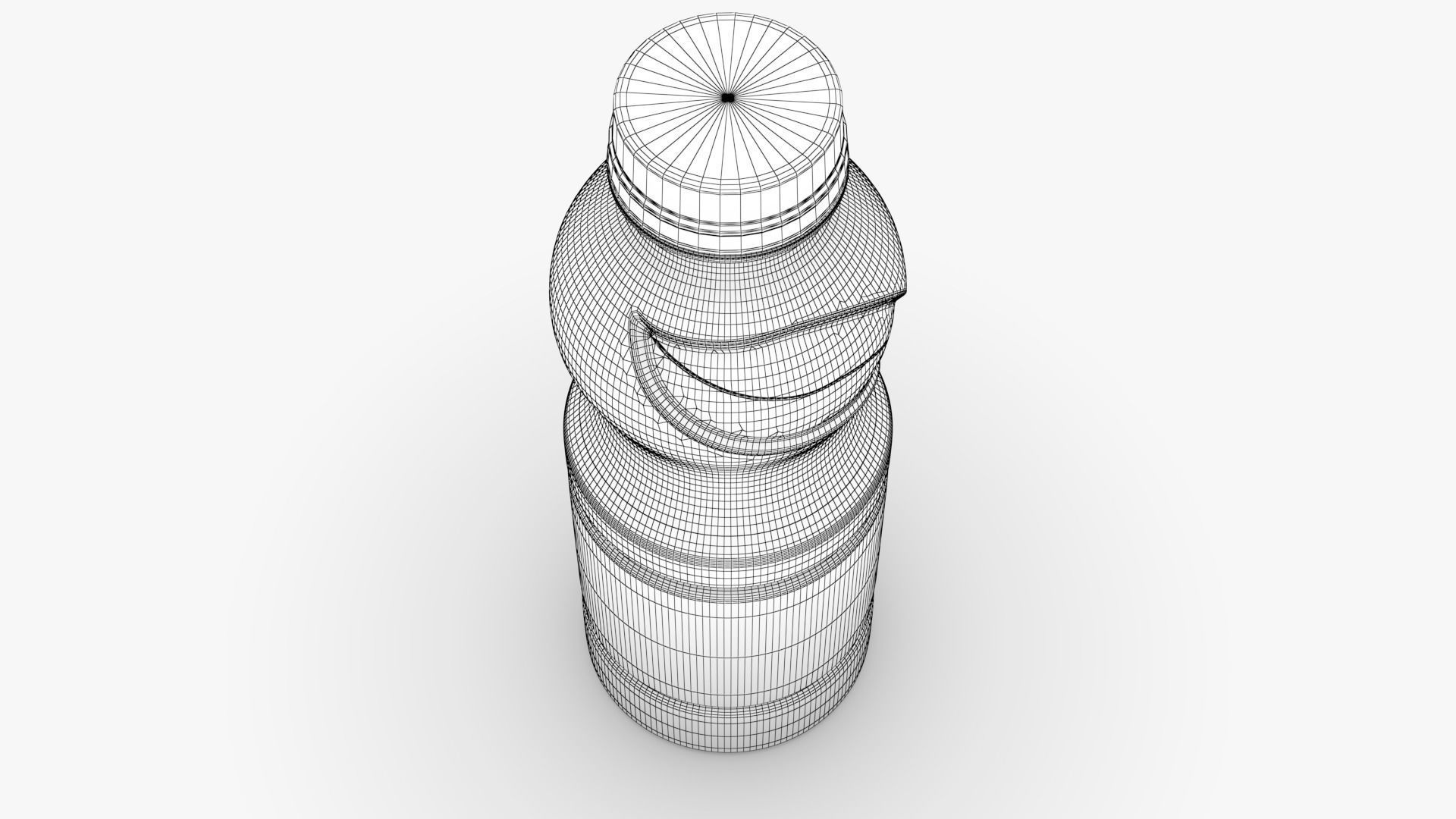 Nestea Mango Low-poly 3D model_12