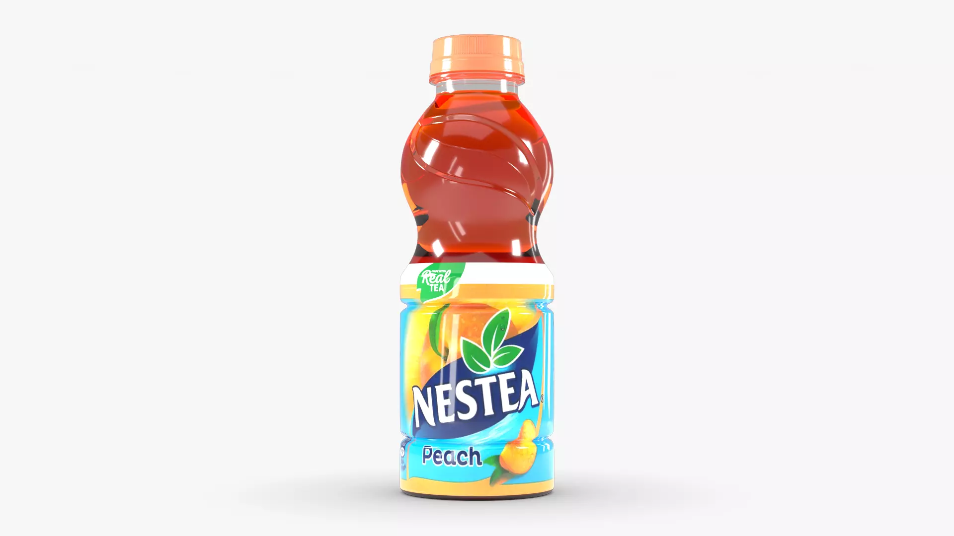 Nestea Peach Low-poly 3D model_0