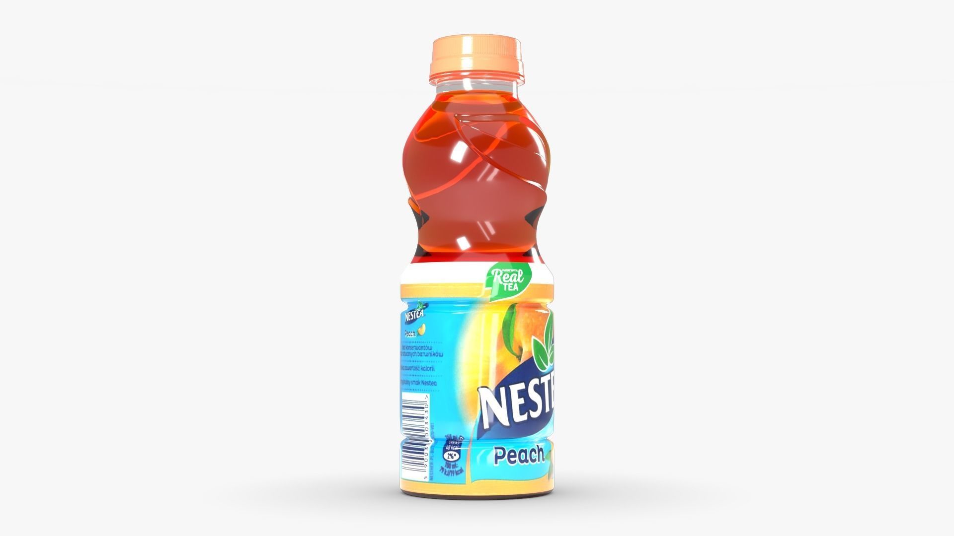 Nestea Peach Low-poly 3D model_5