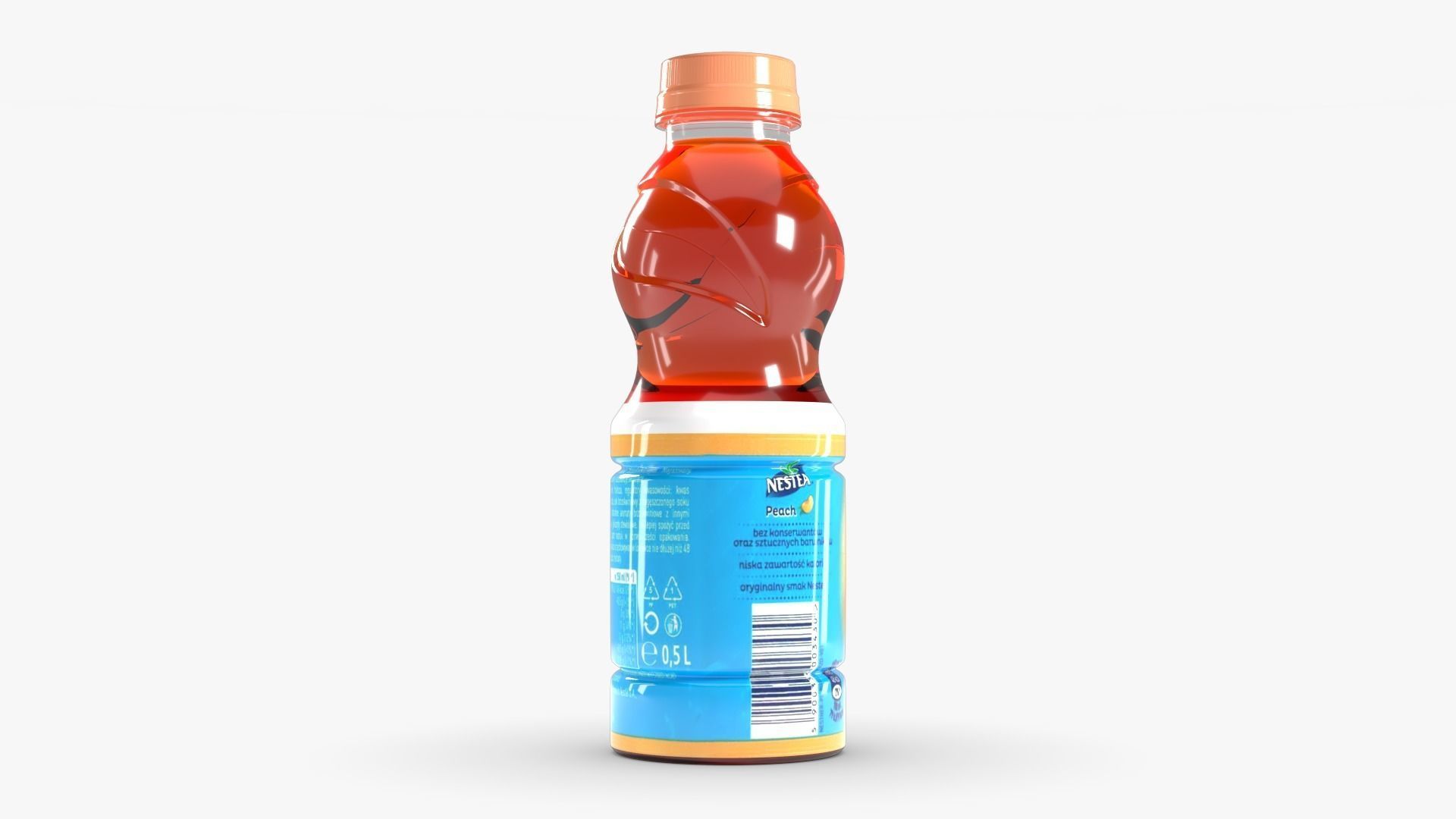 Nestea Peach Low-poly 3D model_4