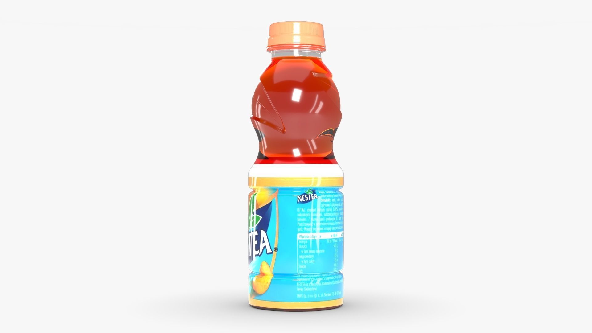 Nestea Peach Low-poly 3D model_2