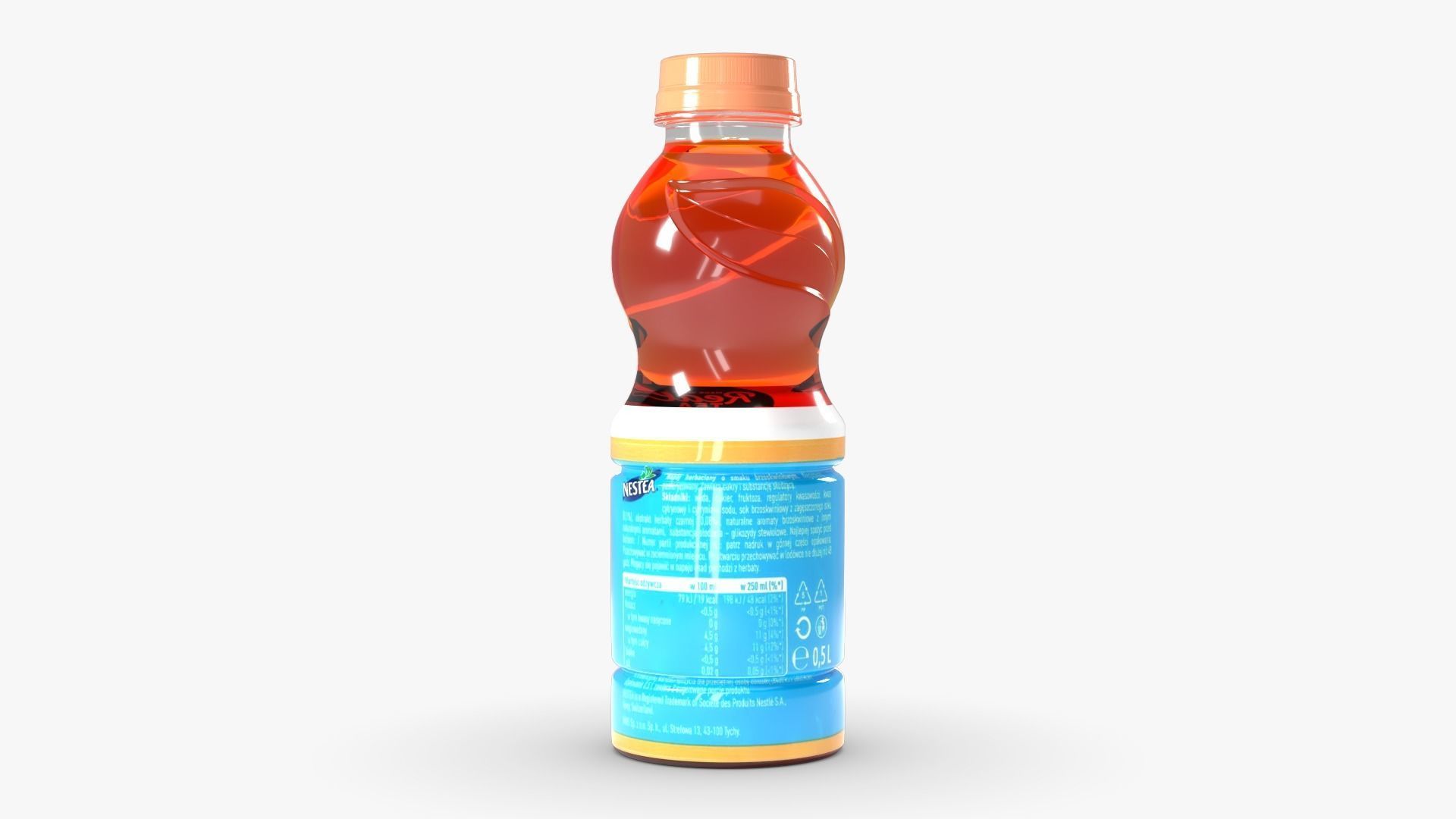 Nestea Peach Low-poly 3D model_3