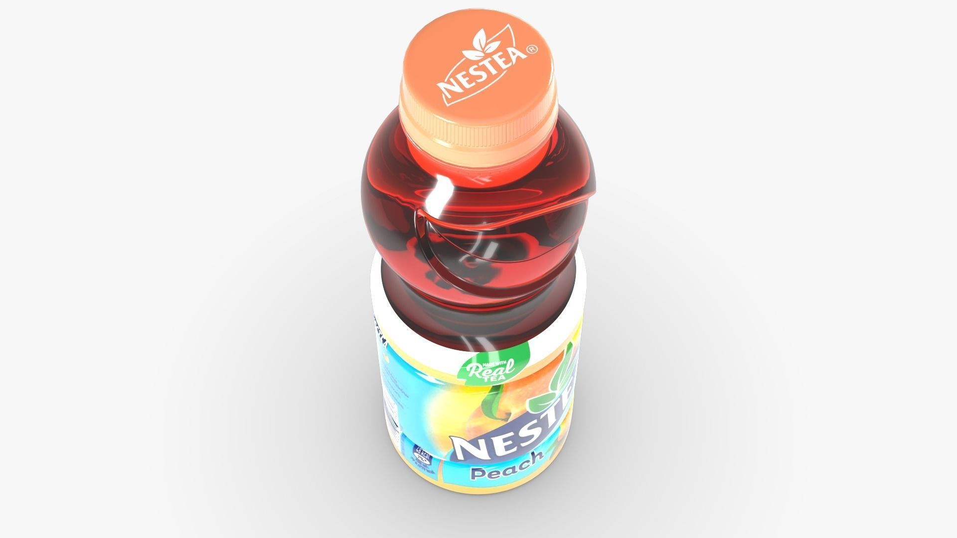 Nestea Peach Low-poly 3D model_6