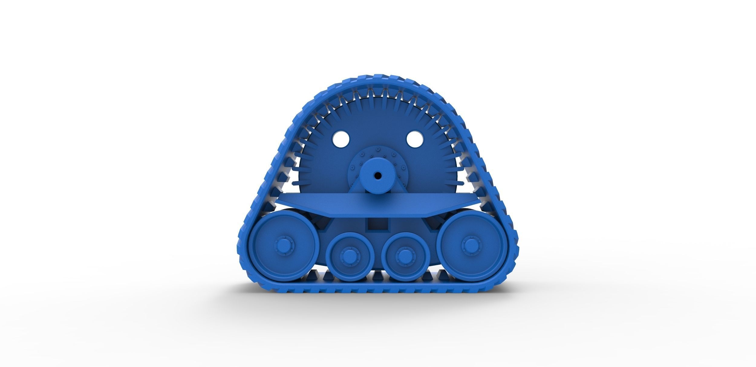 Rear Track of tractor Scale 1 to 25 3D print model_19