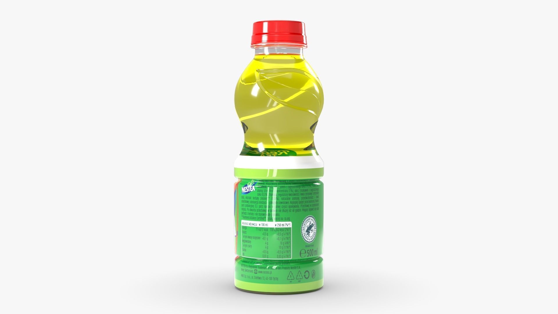 Nestea Strawberry Low-poly 3D model_3