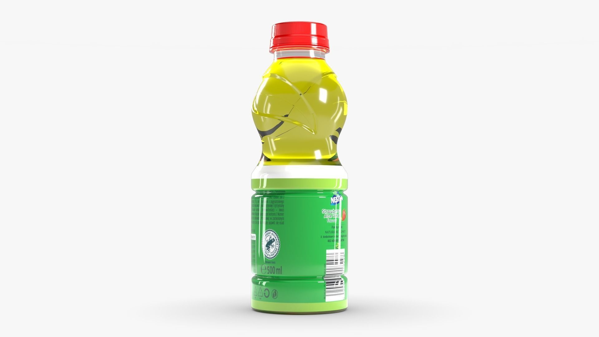 Nestea Strawberry Low-poly 3D model_4
