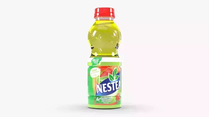 Nestea Strawberry Low-poly 3D model