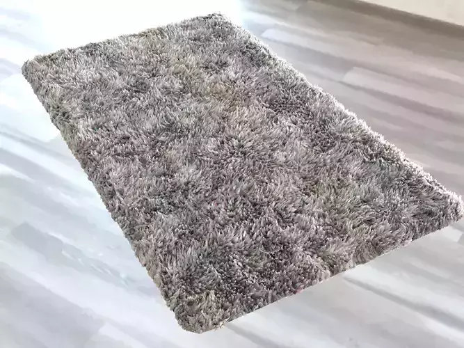carpet shaggy rug 3D print model
