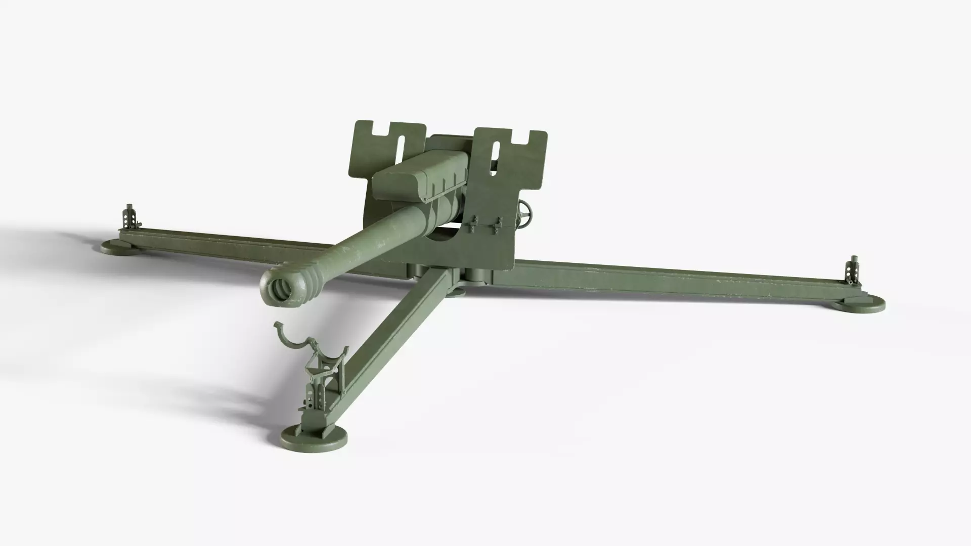 D-30 122mm Howitzer 3D model_0