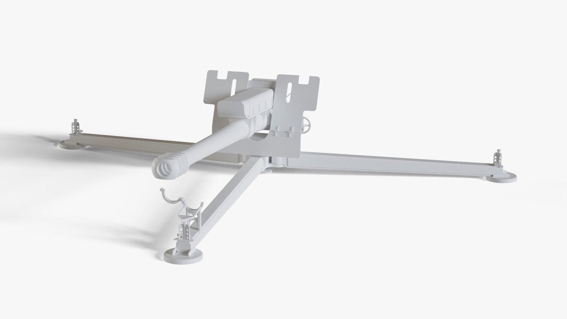 D-30 122mm Howitzer 3D model_9