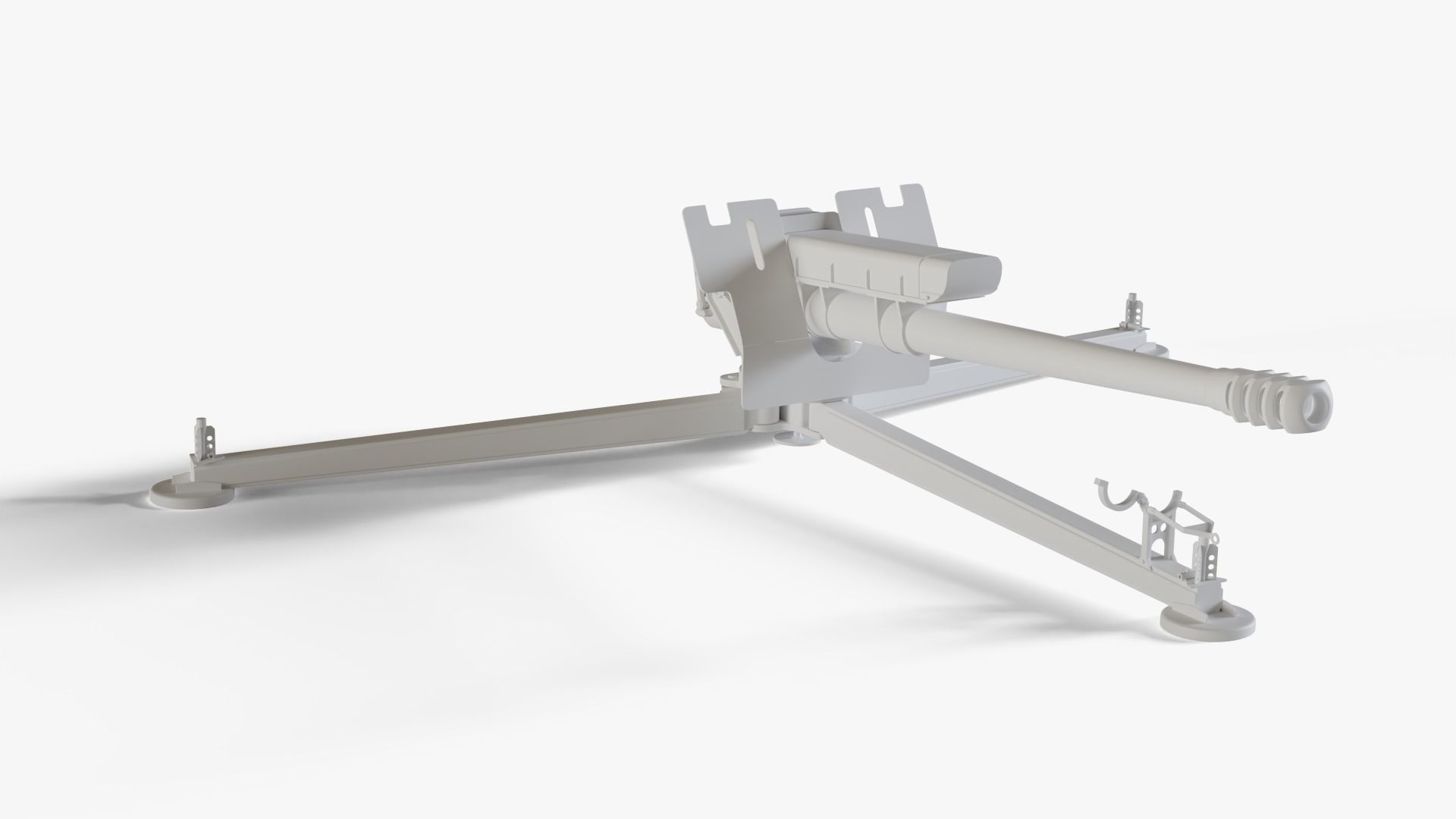 D-30 122mm Howitzer 3D model_10