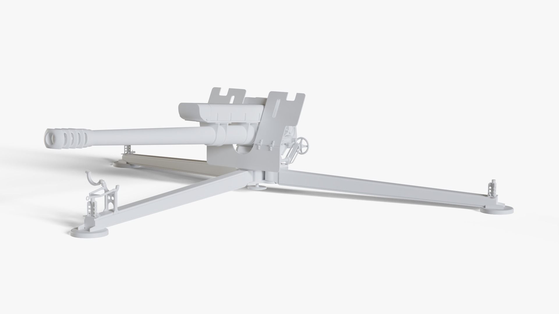 D-30 122mm Howitzer 3D model_11