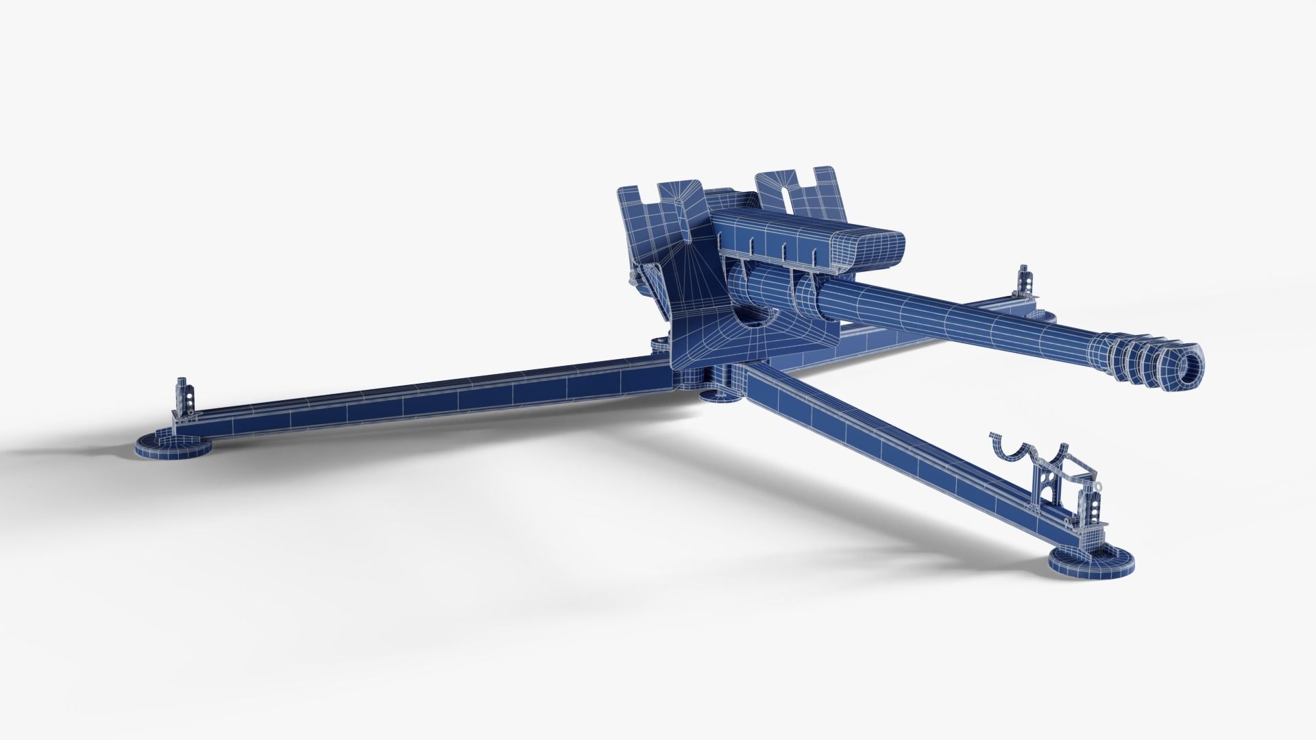 D-30 122mm Howitzer 3D model_21