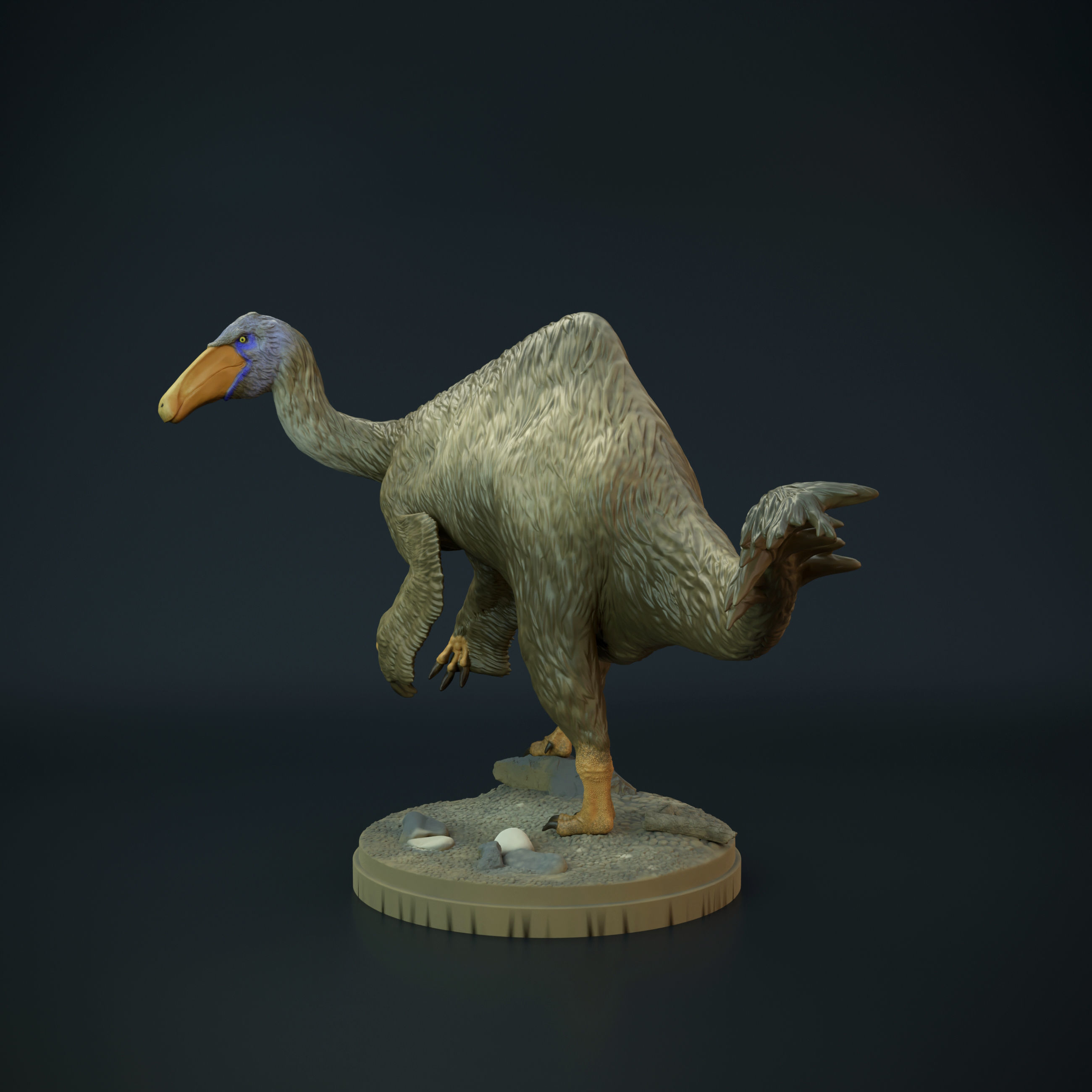 Deinocheirus dinosaur 3D print model_3