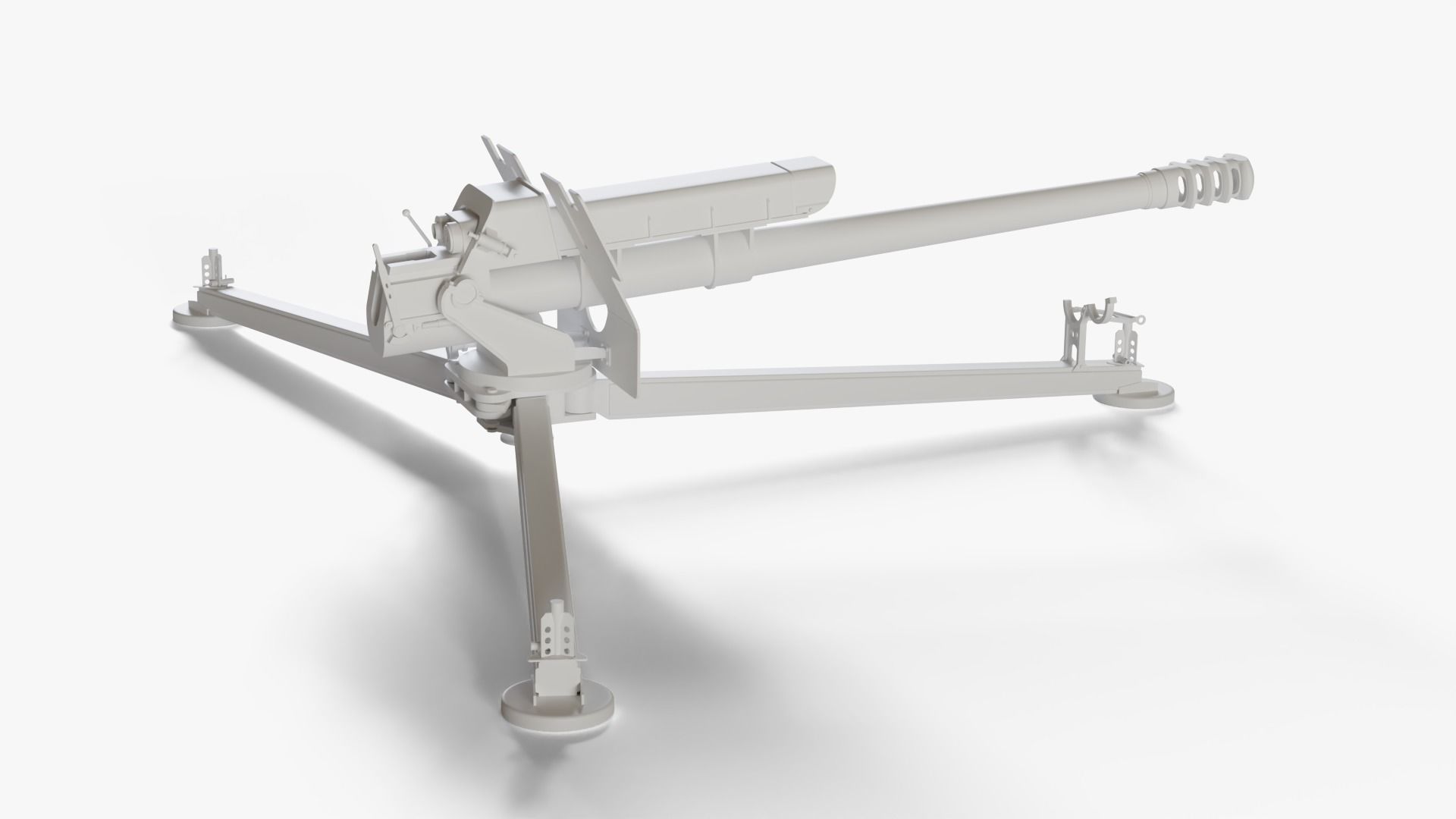 Rusted D-30-122mm-Howitzer 3D model_8