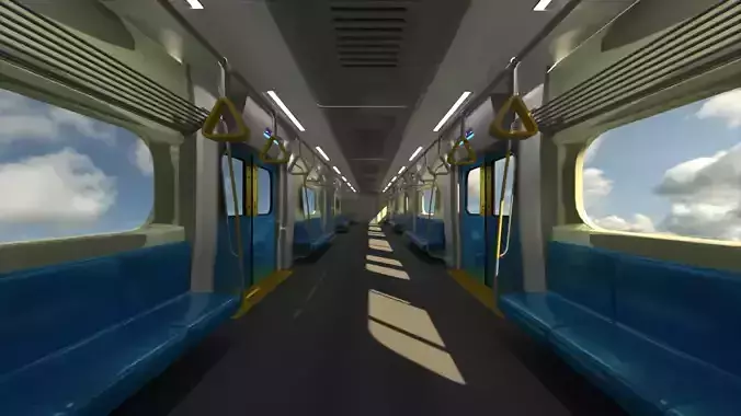 MRT Train 3D model