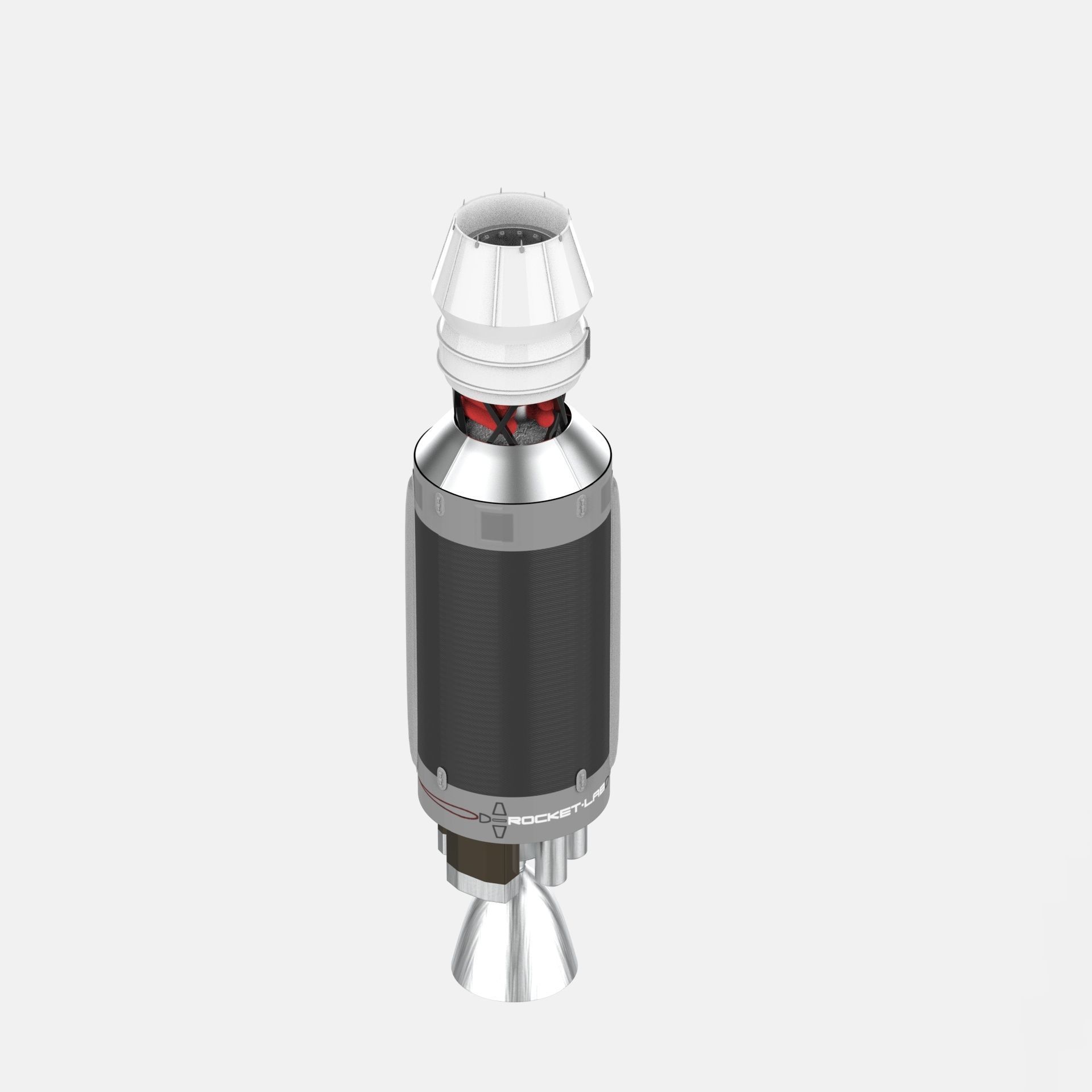 Electron Rocket Lab Low-poly 3D model_55