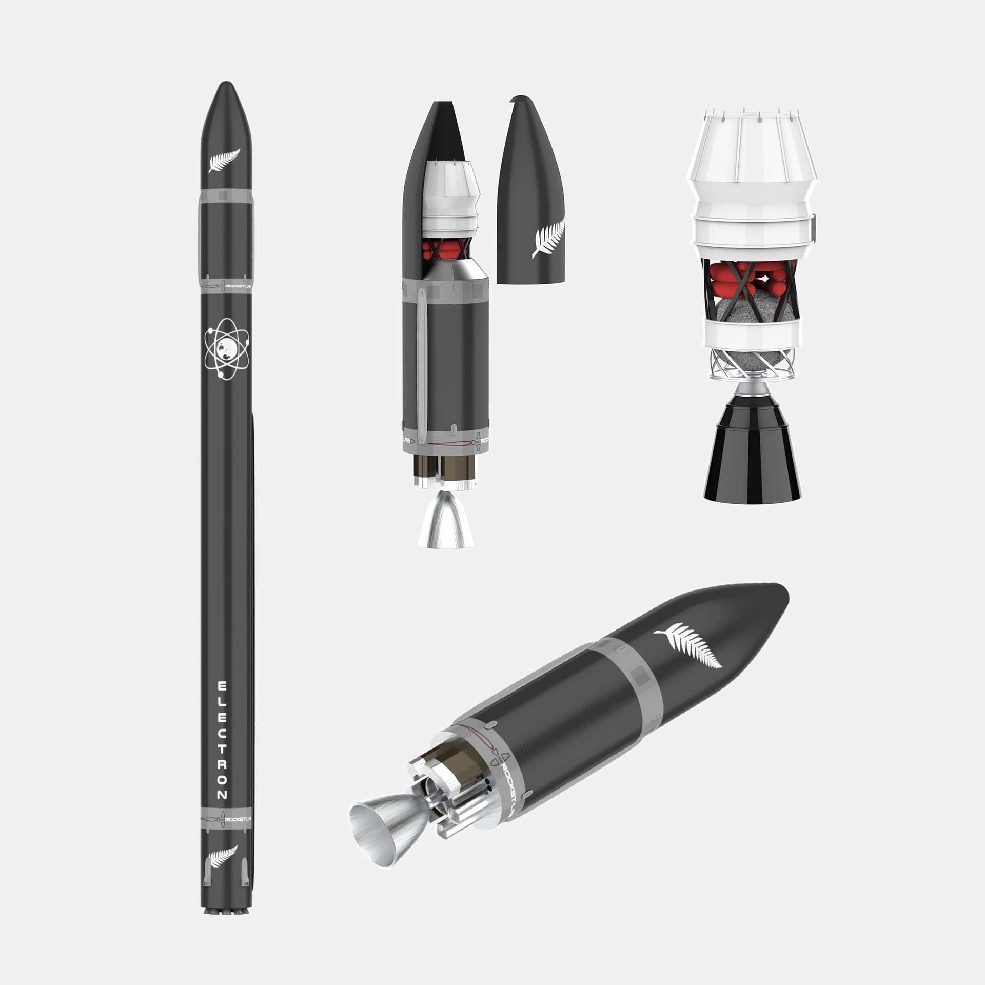Electron Rocket Lab Low-poly 3D model_15