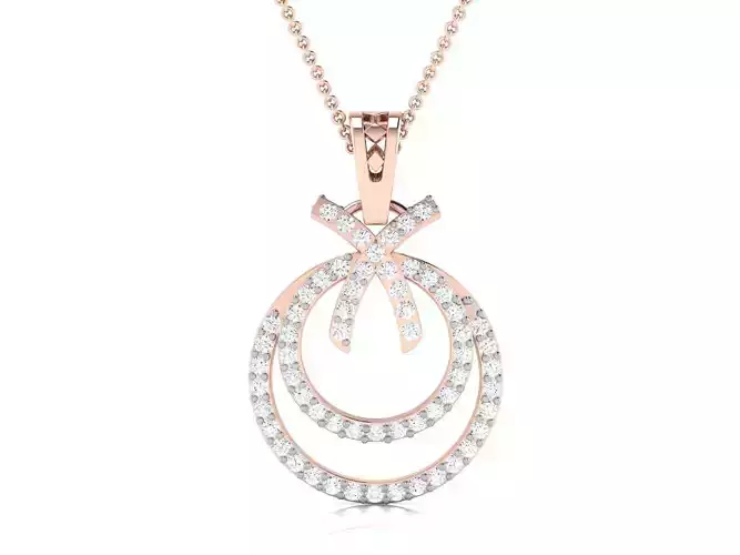 Solitaire Pendant 3DM STL OBJ FBX Renders Details