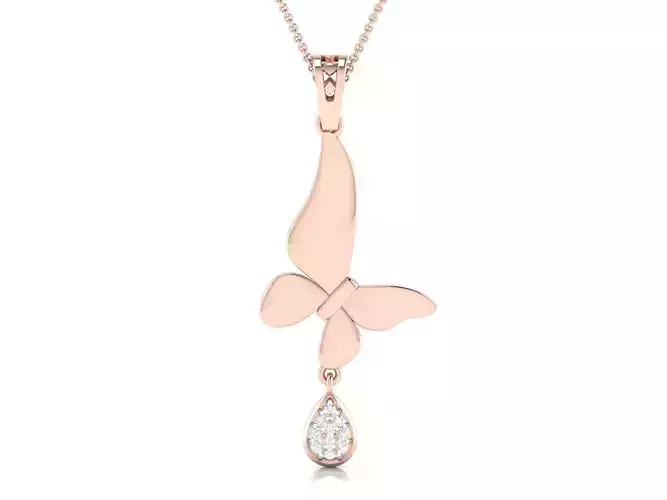 Solitaire Pendant 3DM STL OBJ FBX Renders Details