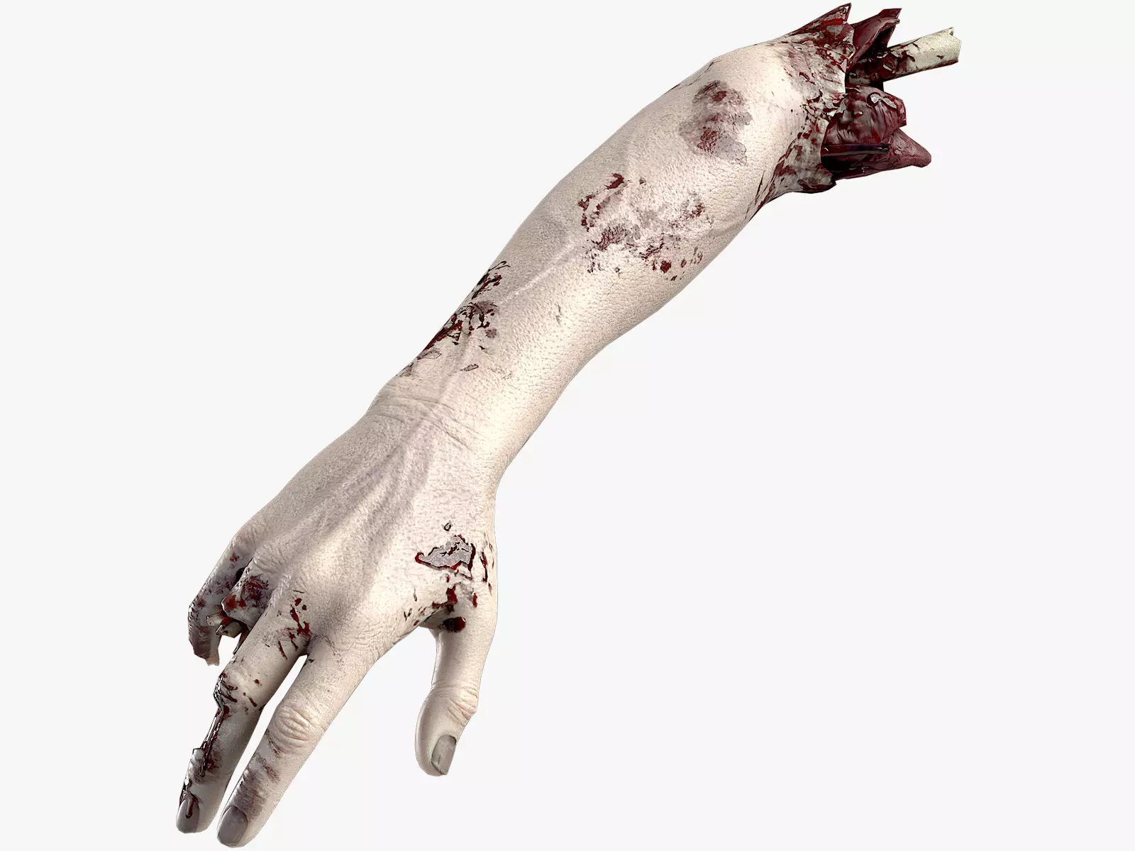 Severed Hand 4 Low-poly 3D model