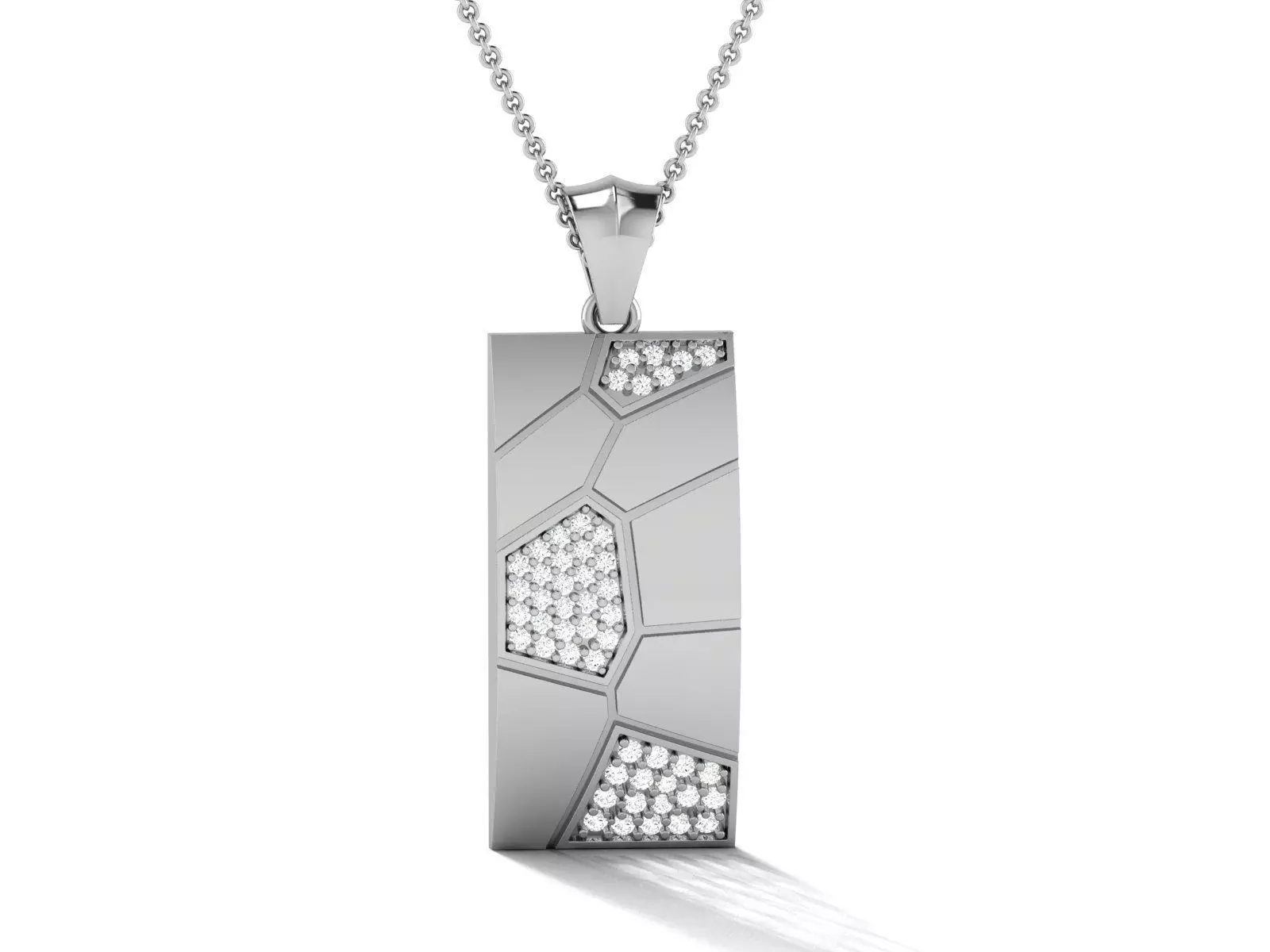 Solitaire Pendant 3DM STL OBJ FBX Renders Details 3D print model_0