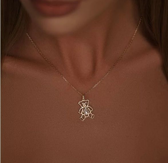 CG375 teddy bear with ball 3D print model_3