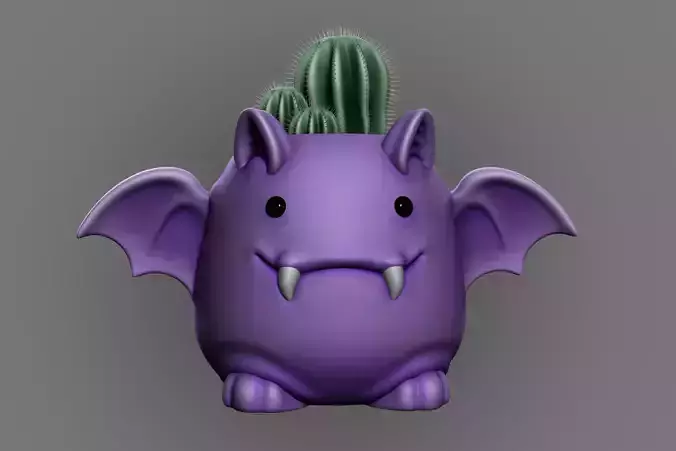 Vaso para suculenta morcego 3D print model
