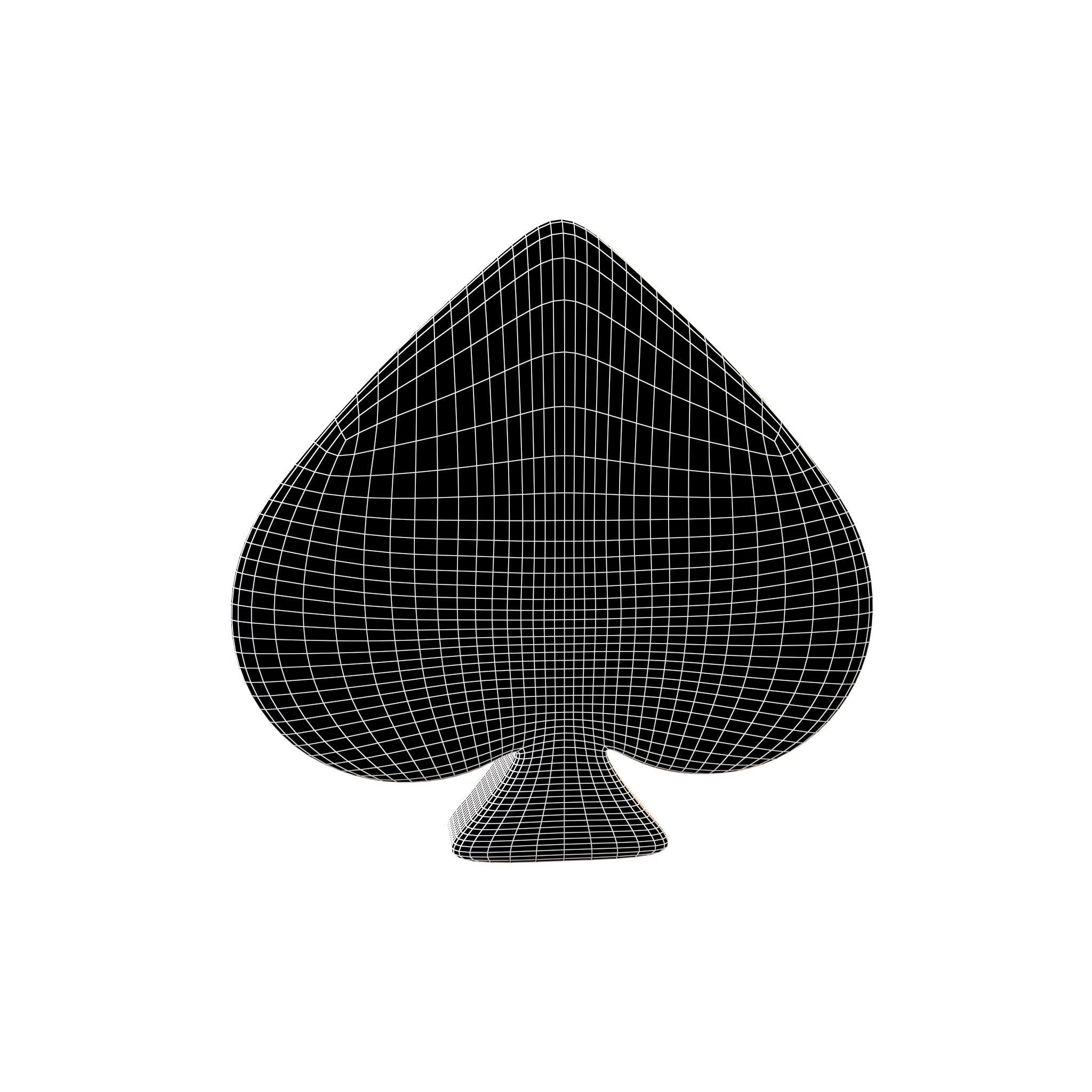 Poker Card Symbol V2 Pack Vol 1 3D model_77