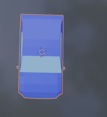 Low Detailed Simple Car Low-poly 3D model_2