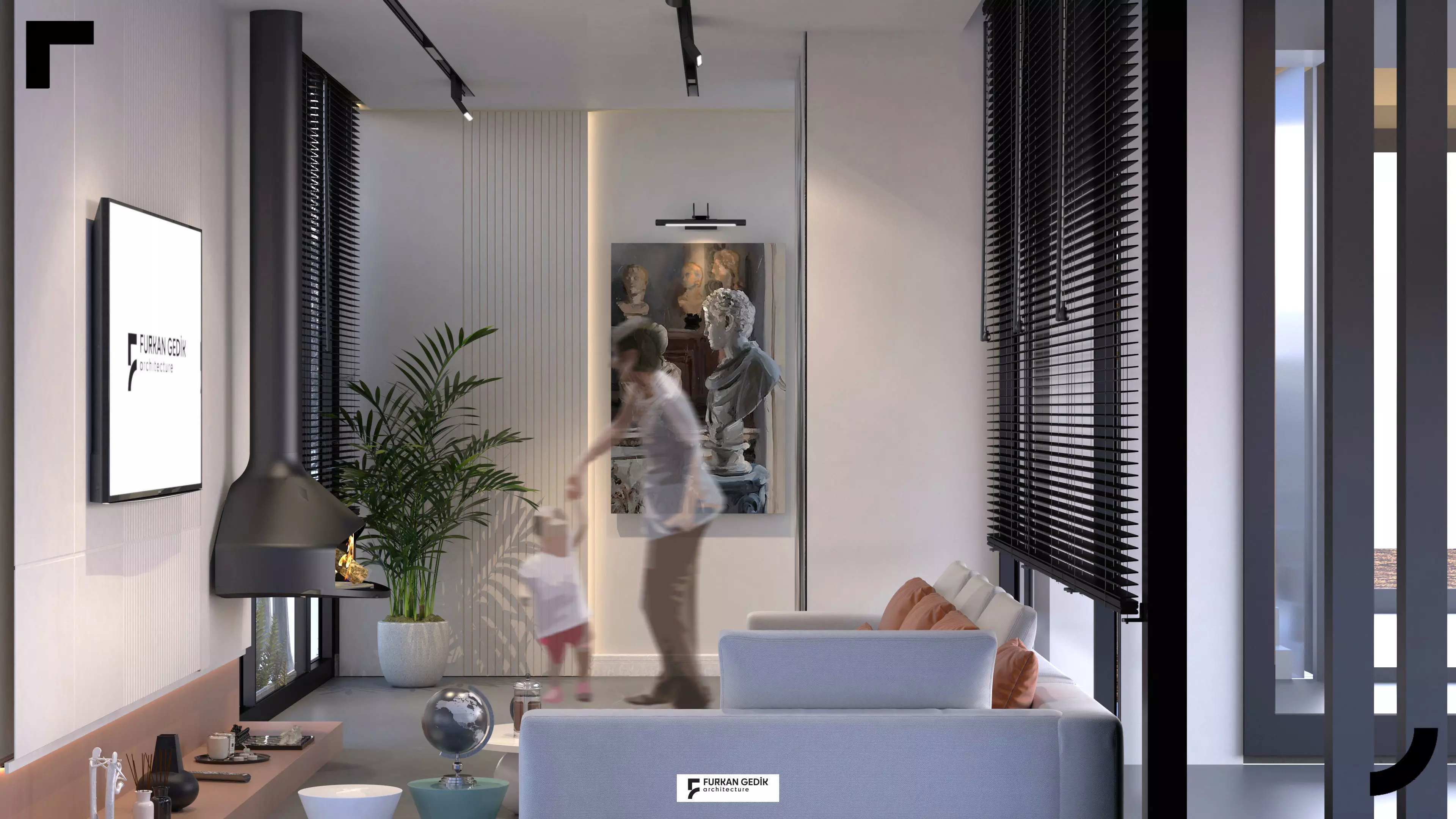 Bandirma Living Room by FGM 3D model