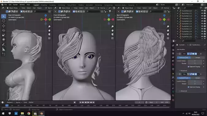 CYBERPUNK GIRL CHARACTER