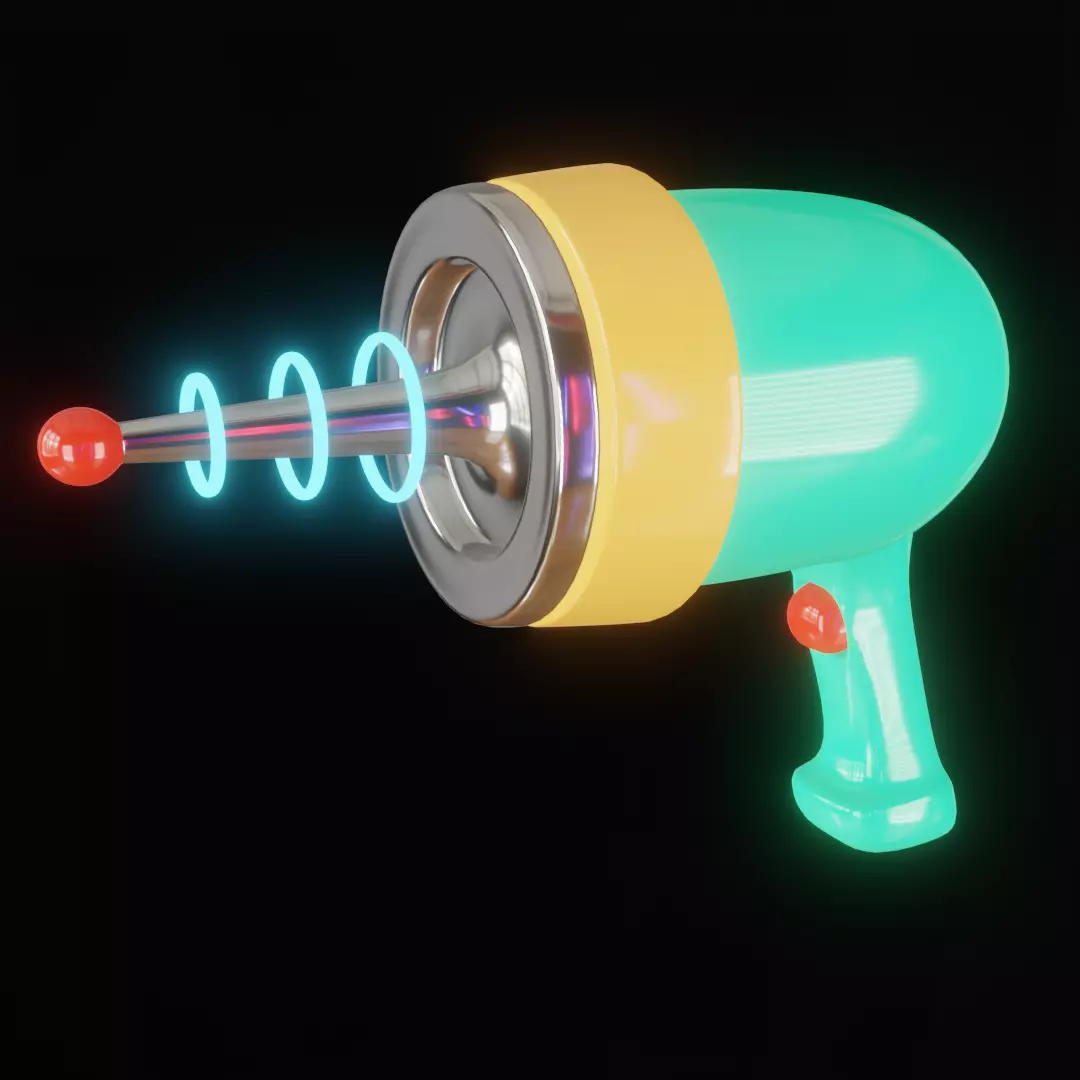 Laser gun free 3d Model Free 3D model
