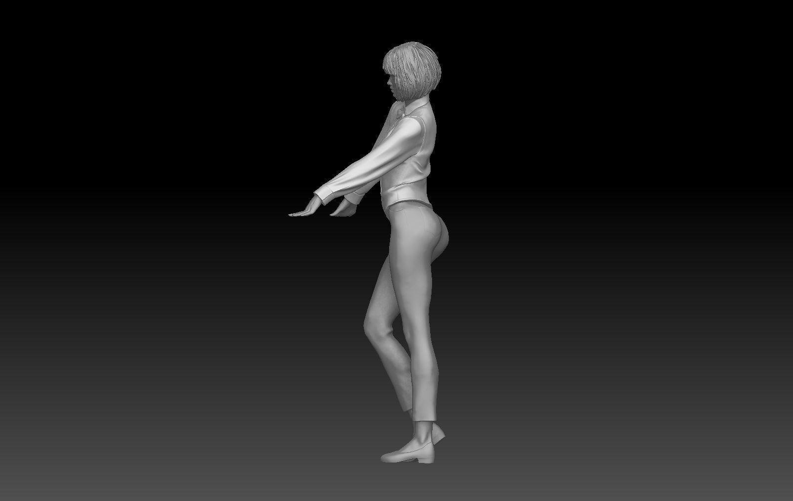 BAR TENDER GIRL 4 3D print model_1