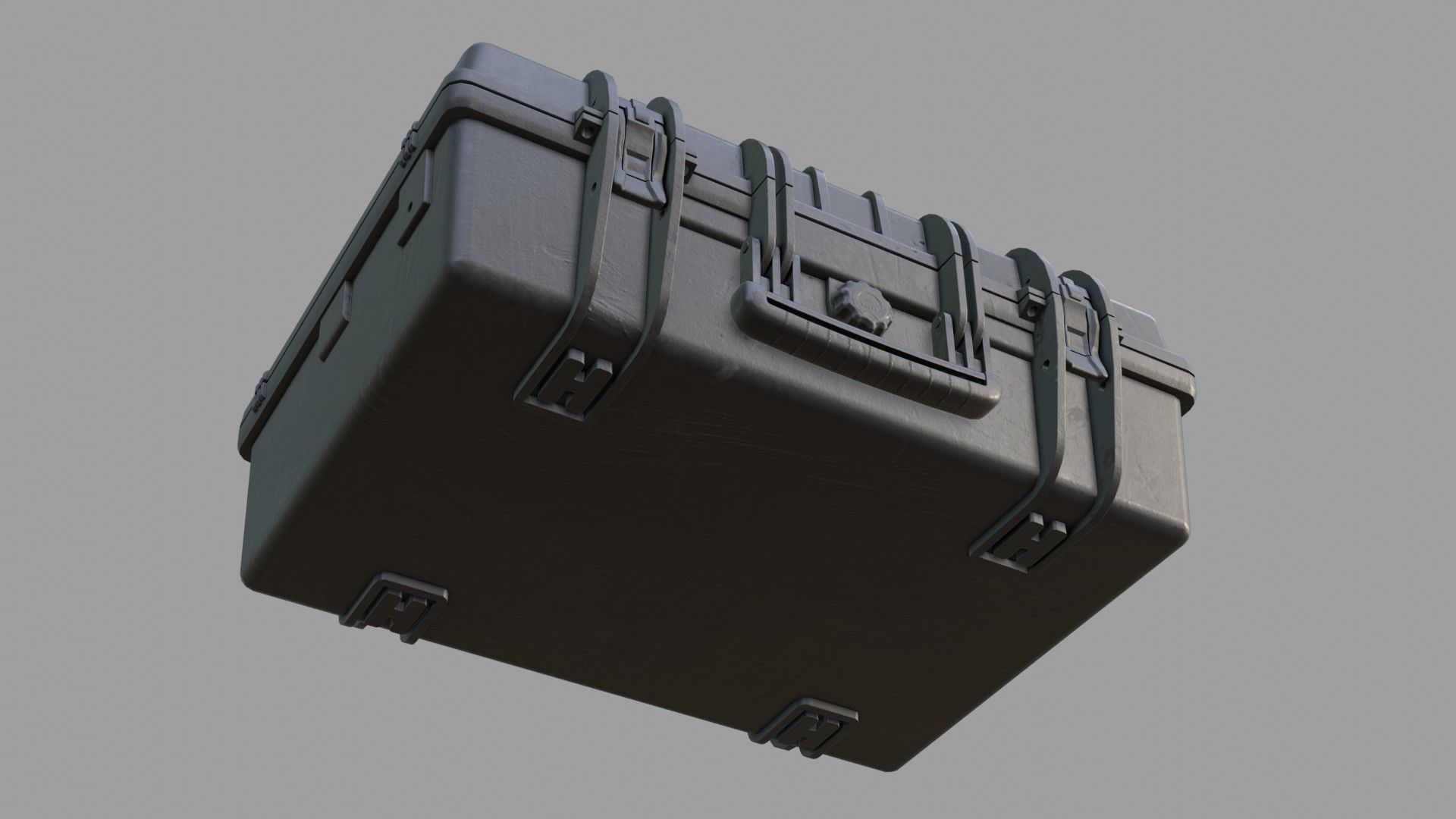 Hard case Low-poly 3D model_14