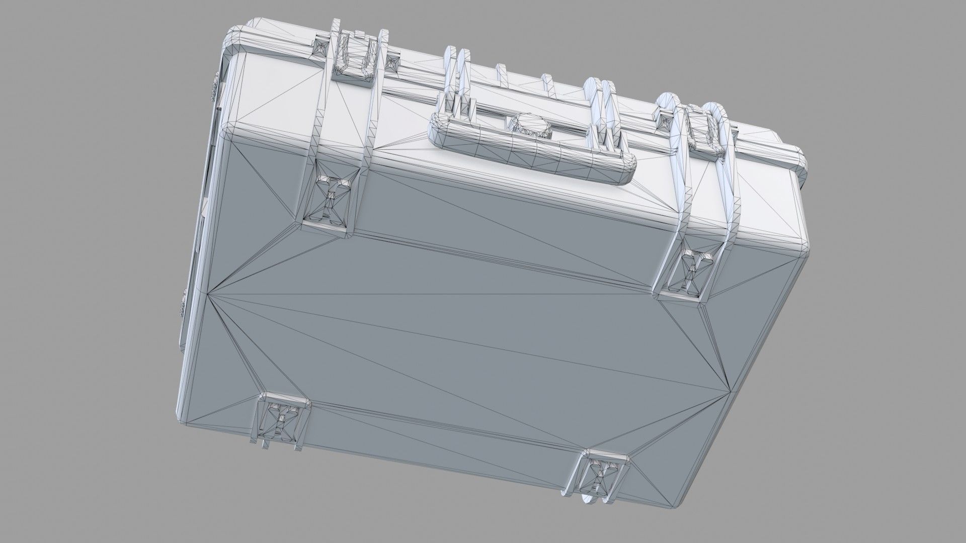Hard case Low-poly 3D model_20