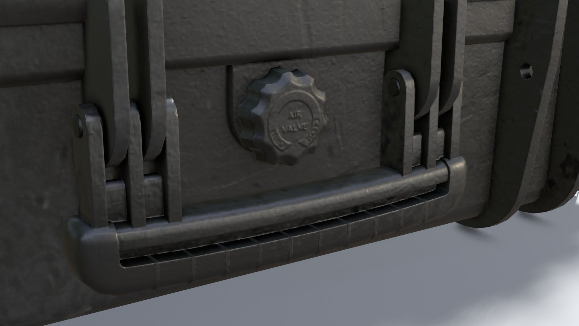 Hard case Low-poly 3D model_7